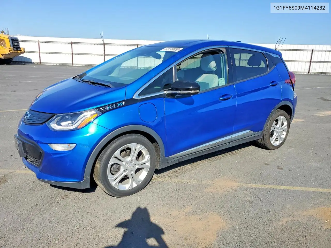 2021 Chevrolet Bolt Ev Lt VIN: 1G1FY6S09M4114282 Lot: 52213056