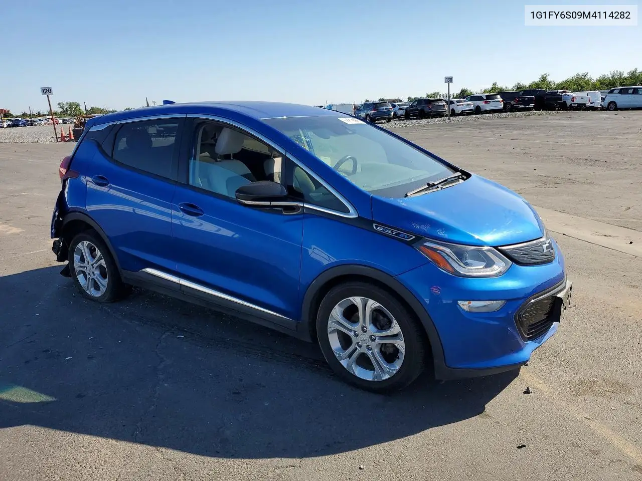 2021 Chevrolet Bolt Ev Lt VIN: 1G1FY6S09M4114282 Lot: 52213056