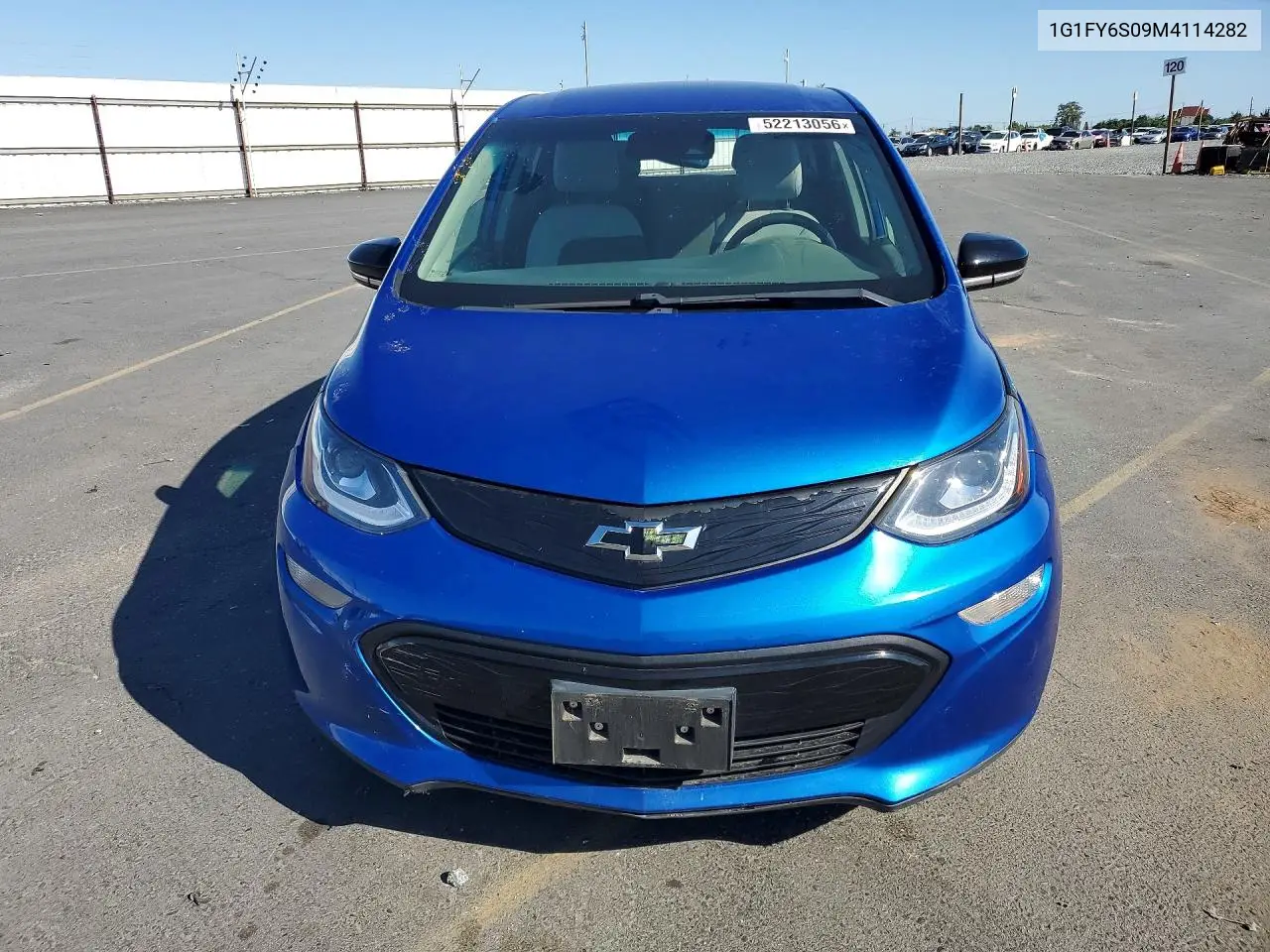 2021 Chevrolet Bolt Ev Lt VIN: 1G1FY6S09M4114282 Lot: 52213056
