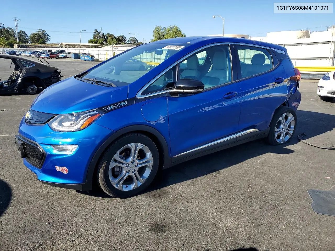 2021 Chevrolet Bolt Ev Lt VIN: 1G1FY6S08M4101071 Lot: 53802166