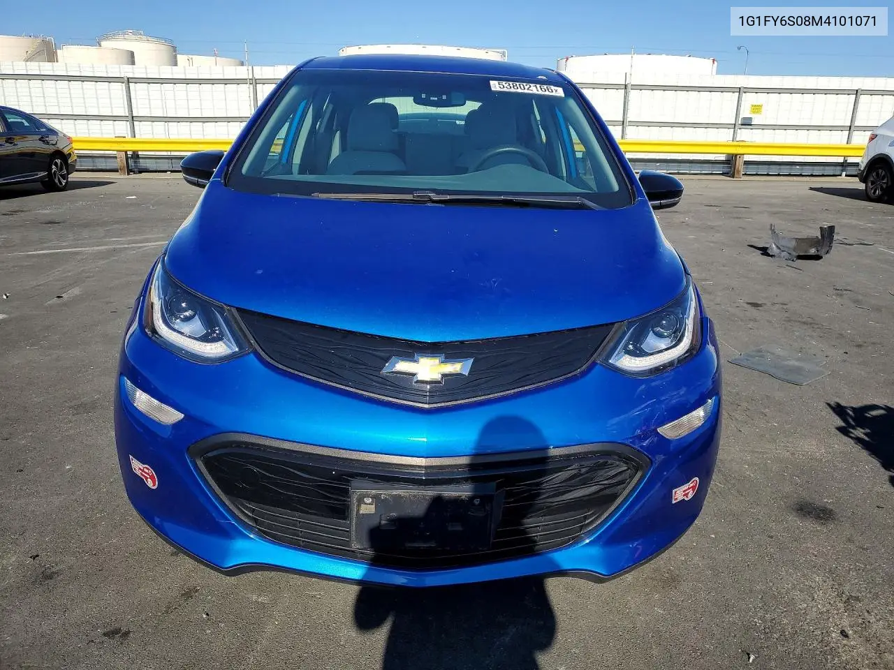 2021 Chevrolet Bolt Ev Lt VIN: 1G1FY6S08M4101071 Lot: 53802166
