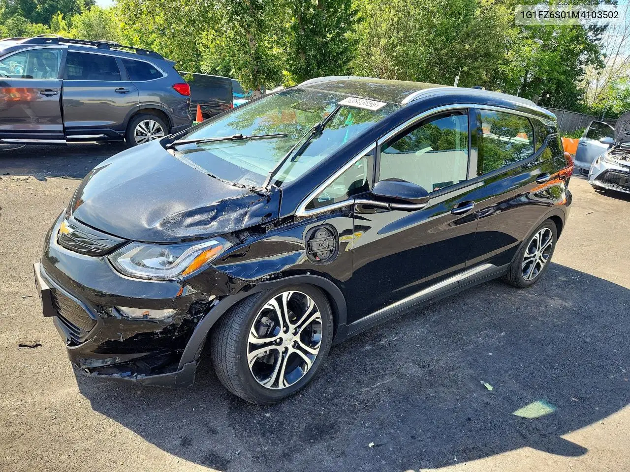 2021 Chevrolet Bolt Ev Premier VIN: 1G1FZ6S01M4103502 Lot: 53843856