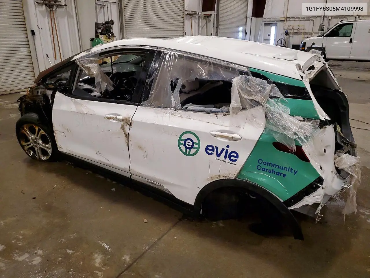 2021 Chevrolet Bolt Ev Lt VIN: 1G1FY6S05M4109998 Lot: 54857826