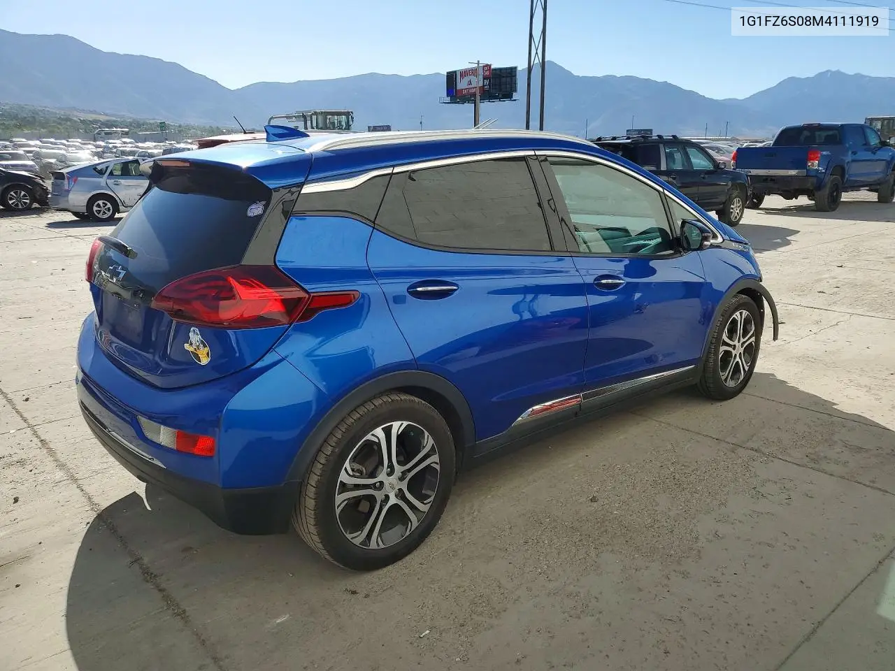 2021 Chevrolet Bolt Ev Premier VIN: 1G1FZ6S08M4111919 Lot: 56238156