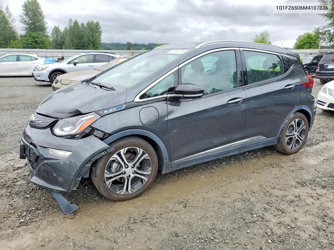2021 Chevrolet Bolt Ev Premier VIN: 1G1FZ6S06M4107836 Lot: 56334776