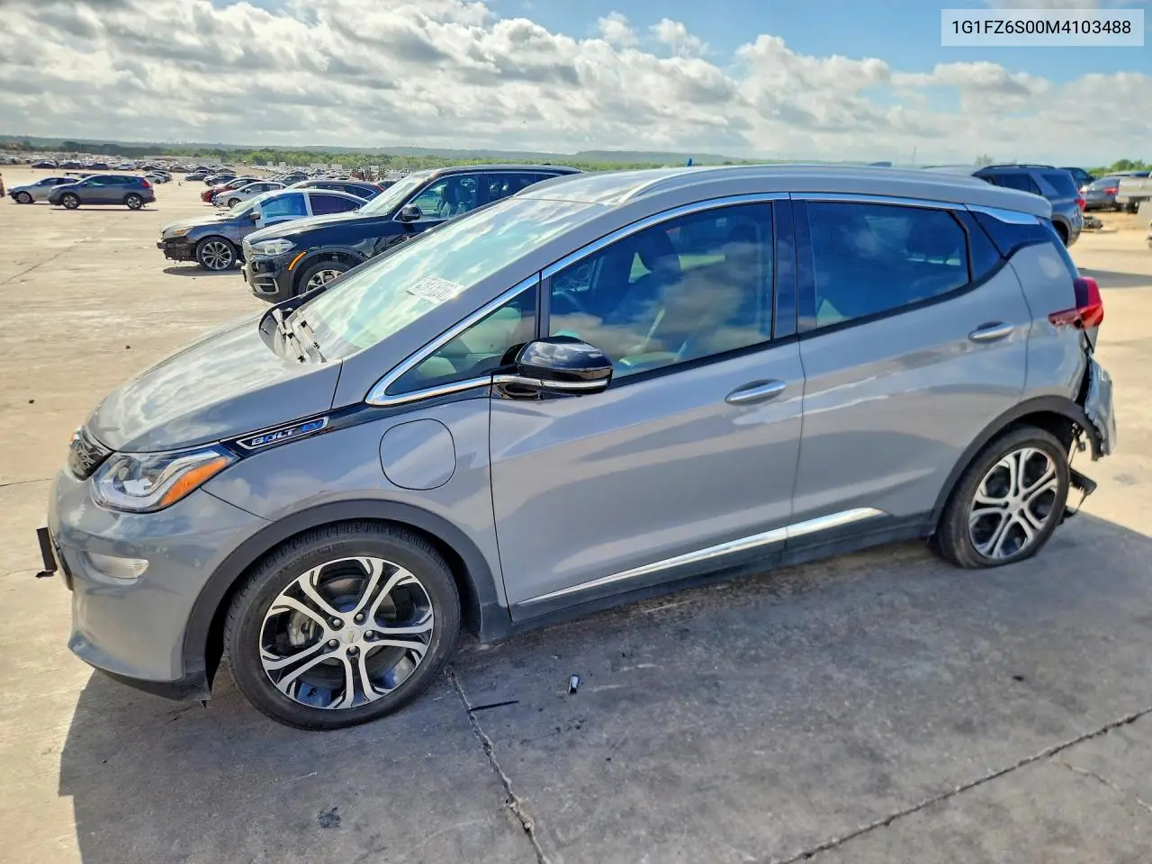 2021 Chevrolet Bolt Ev Premier VIN: 1G1FZ6S00M4103488 Lot: 56815056