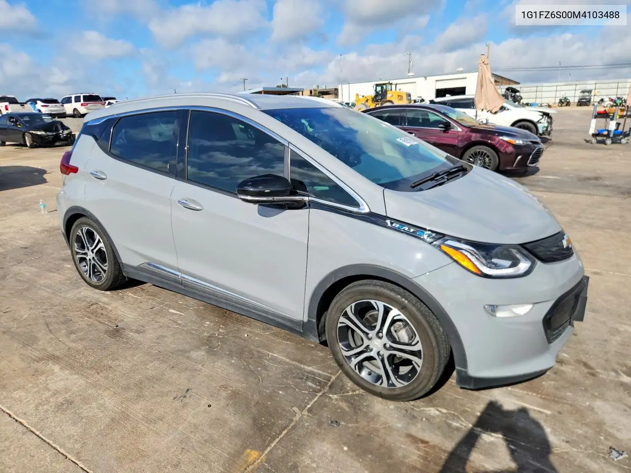 2021 Chevrolet Bolt Ev Premier VIN: 1G1FZ6S00M4103488 Lot: 56815056