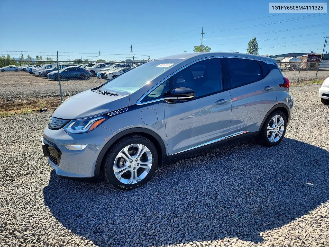 2021 Chevrolet Bolt Ev Lt VIN: 1G1FY6S08M4111325 Lot: 56952126