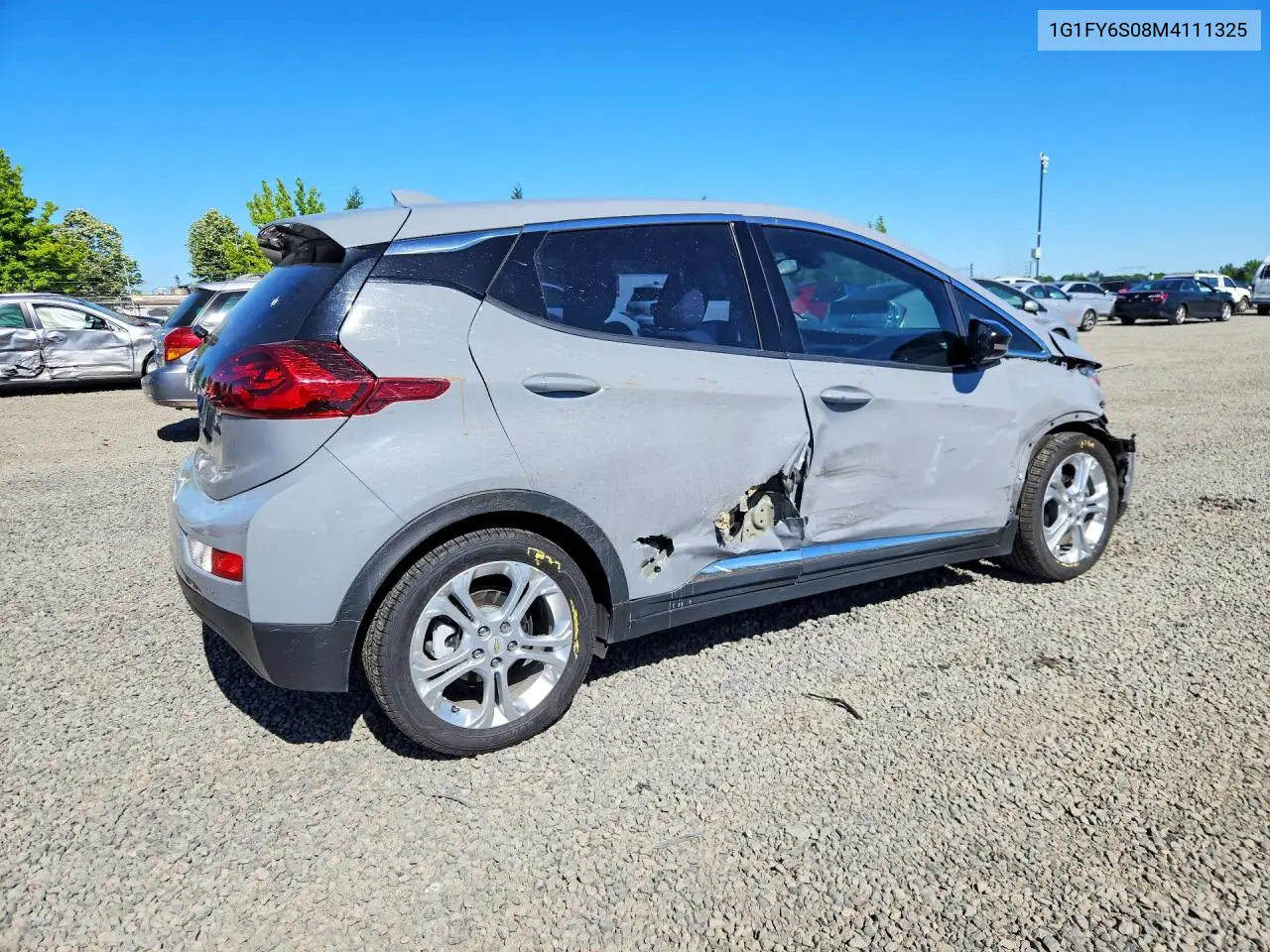 2021 Chevrolet Bolt Ev Lt VIN: 1G1FY6S08M4111325 Lot: 56952126