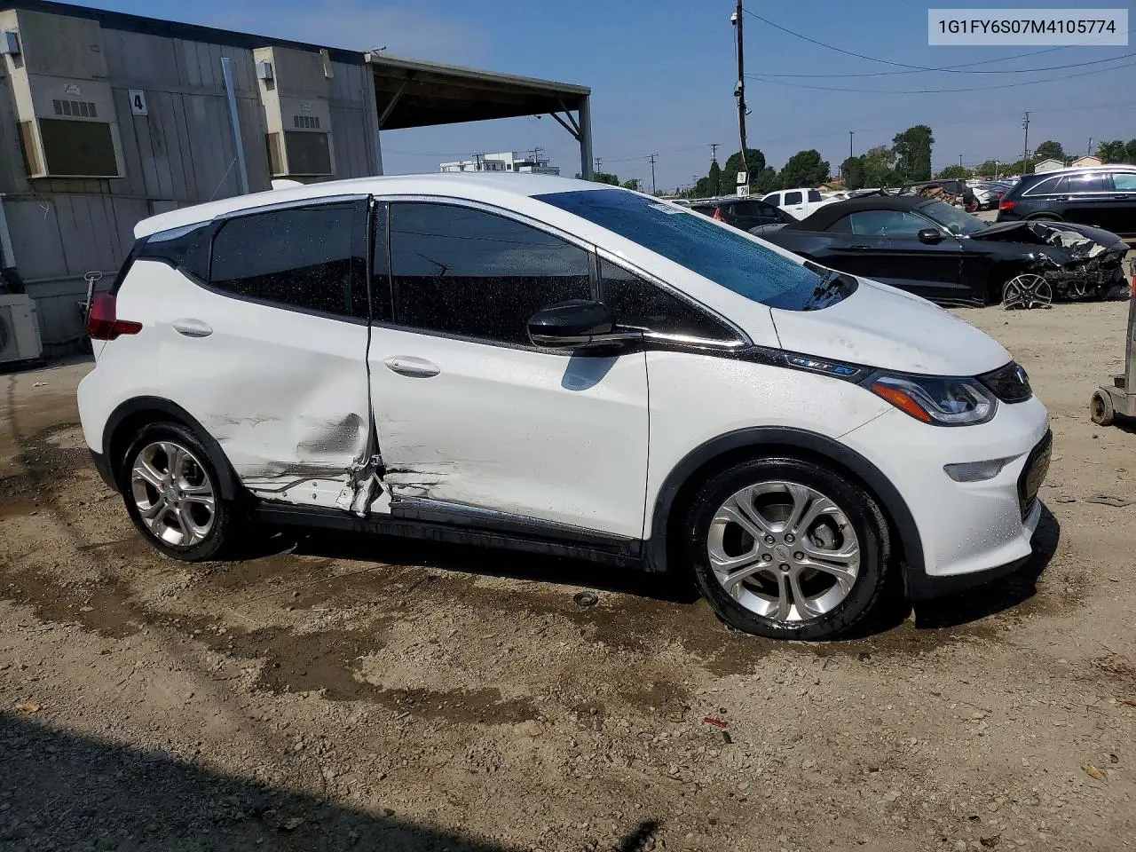 2021 Chevrolet Bolt Ev Lt VIN: 1G1FY6S07M4105774 Lot: 57443796