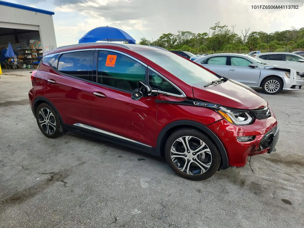 2021 Chevrolet Bolt Ev Premier VIN: 1G1FZ6S06M4113782 Lot: 57588396