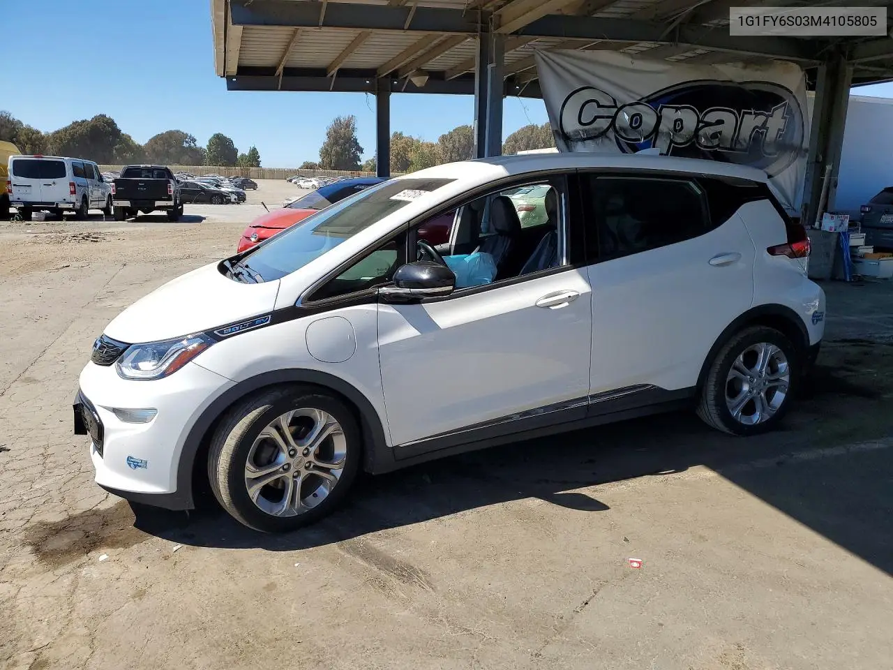 2021 Chevrolet Bolt Ev Lt VIN: 1G1FY6S03M4105805 Lot: 59701816