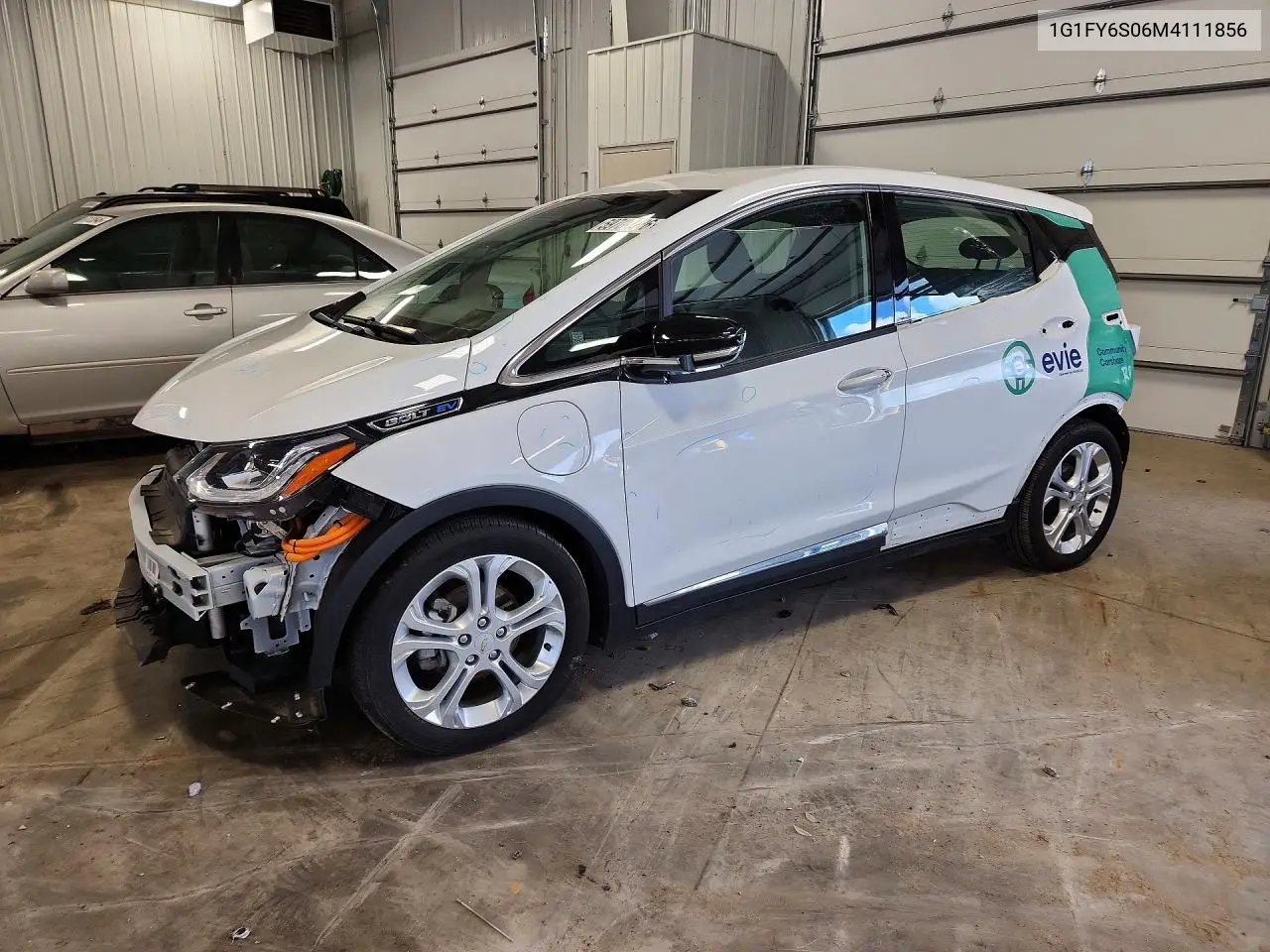 2021 Chevrolet Bolt Ev Lt VIN: 1G1FY6S06M4111856 Lot: 59783706