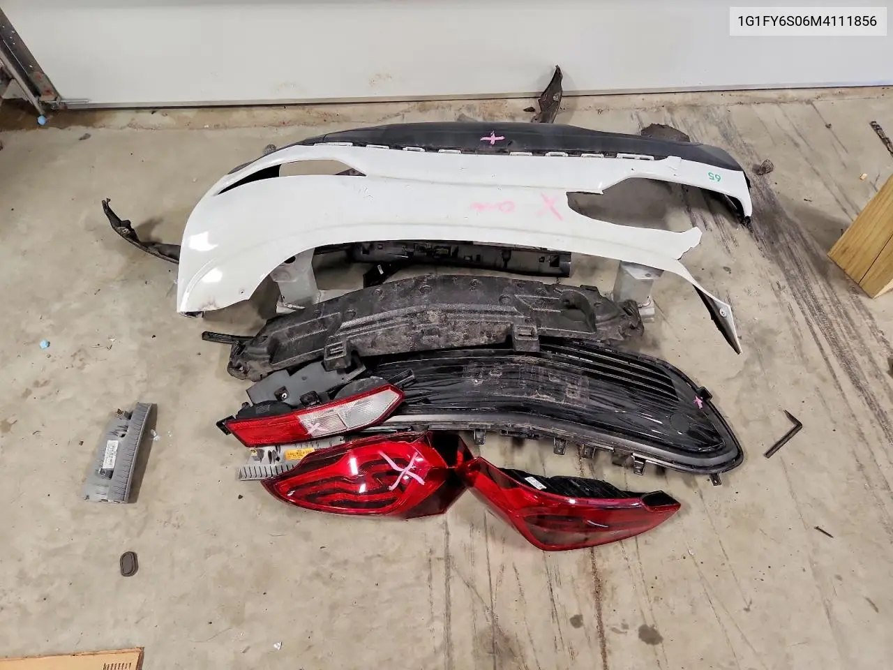 2021 Chevrolet Bolt Ev Lt VIN: 1G1FY6S06M4111856 Lot: 59783706