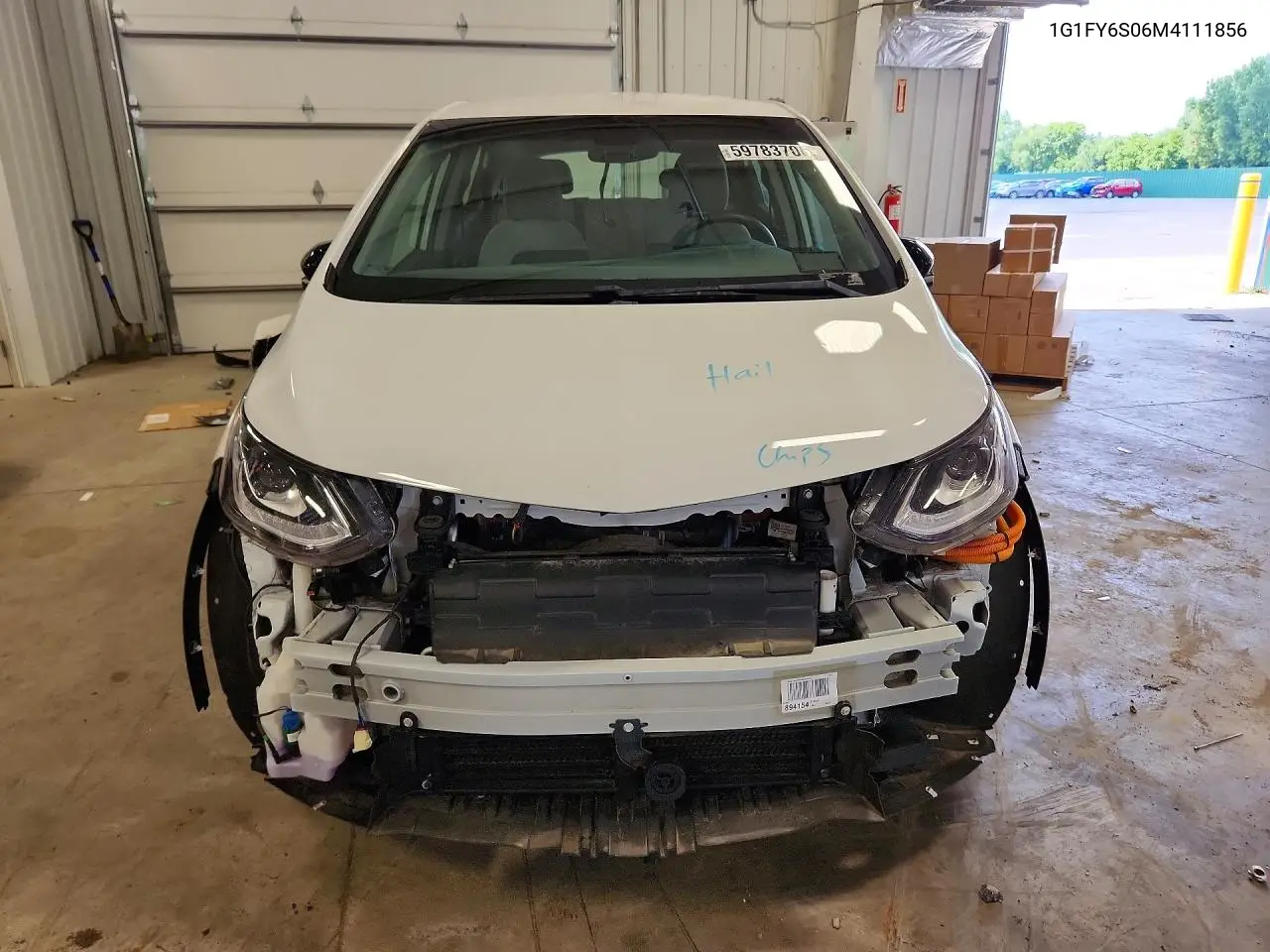 2021 Chevrolet Bolt Ev Lt VIN: 1G1FY6S06M4111856 Lot: 59783706
