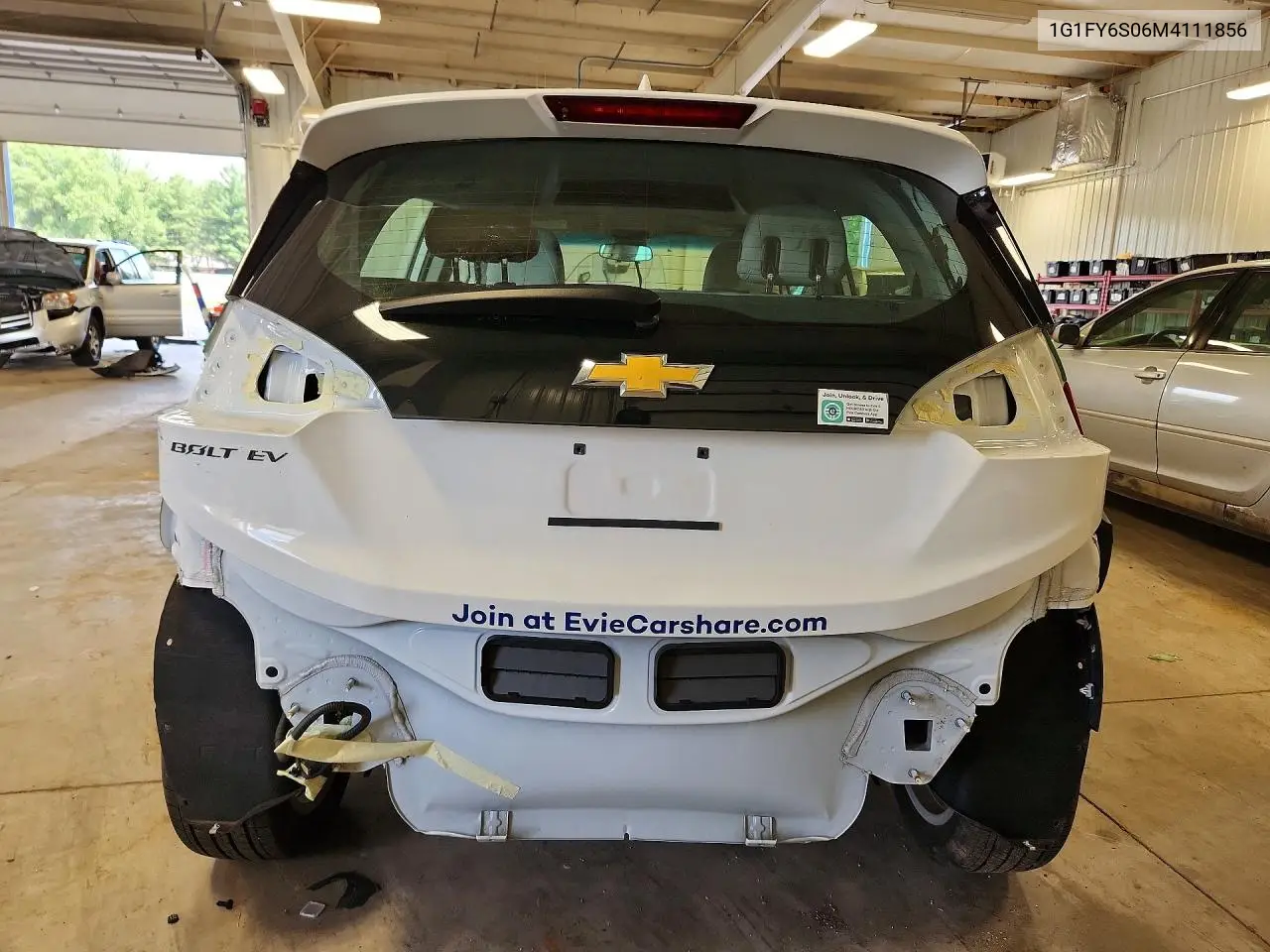 2021 Chevrolet Bolt Ev Lt VIN: 1G1FY6S06M4111856 Lot: 59783706