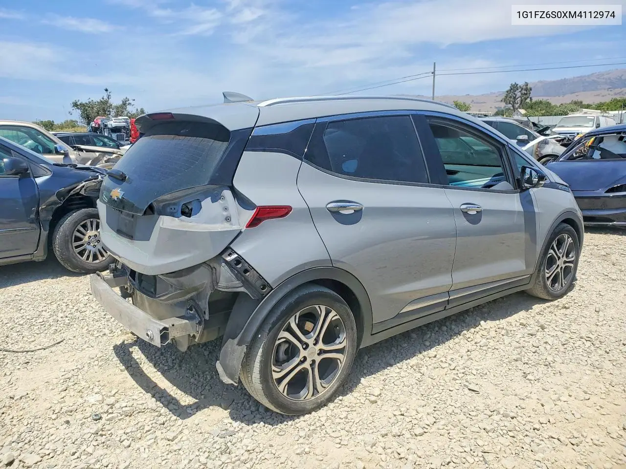 2021 Chevrolet Bolt Ev Premier VIN: 1G1FZ6S0XM4112974 Lot: 59830816