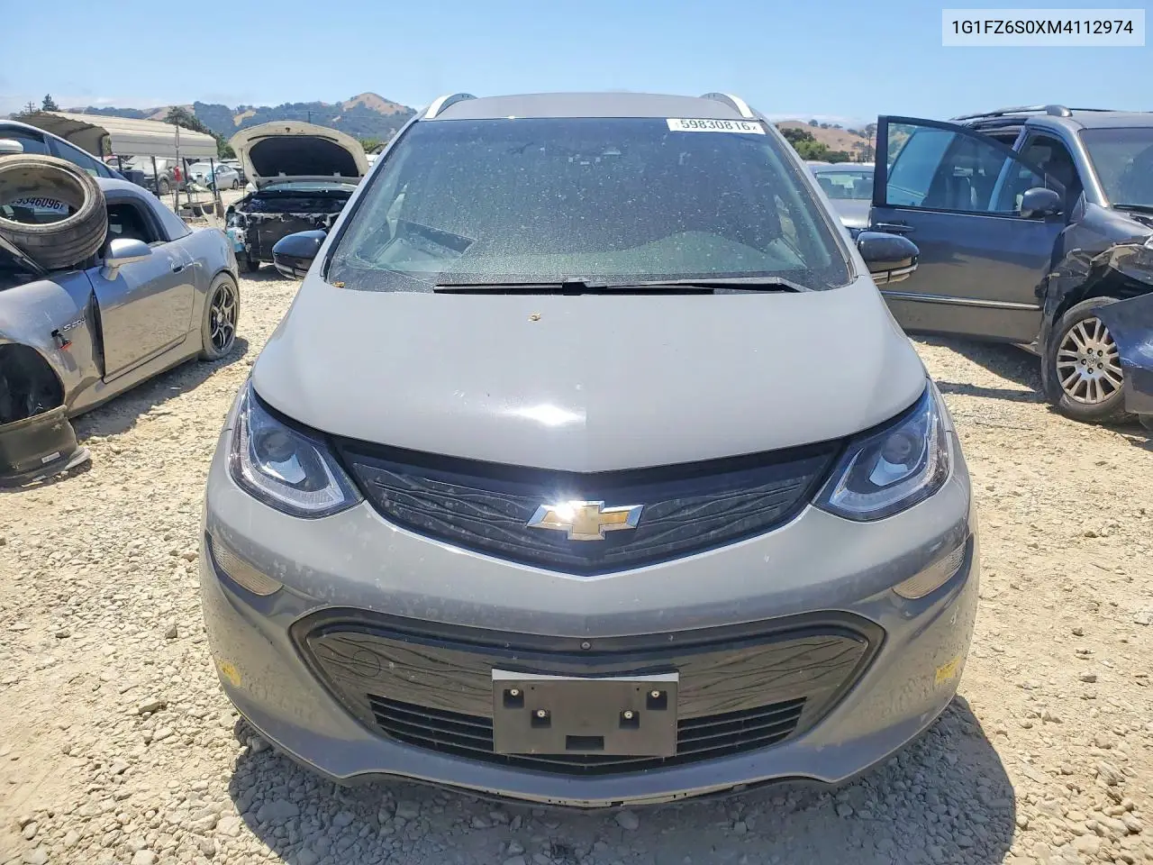 2021 Chevrolet Bolt Ev Premier VIN: 1G1FZ6S0XM4112974 Lot: 59830816