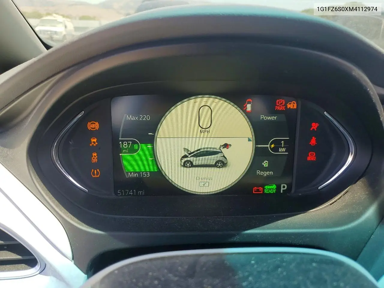 2021 Chevrolet Bolt Ev Premier VIN: 1G1FZ6S0XM4112974 Lot: 59830816