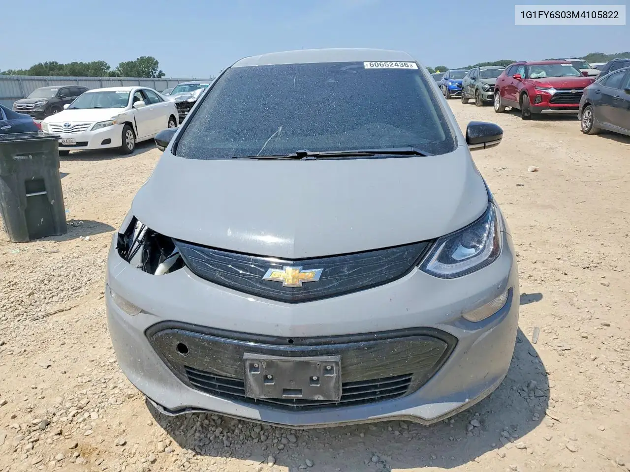 2021 Chevrolet Bolt Ev Lt VIN: 1G1FY6S03M4105822 Lot: 60652436