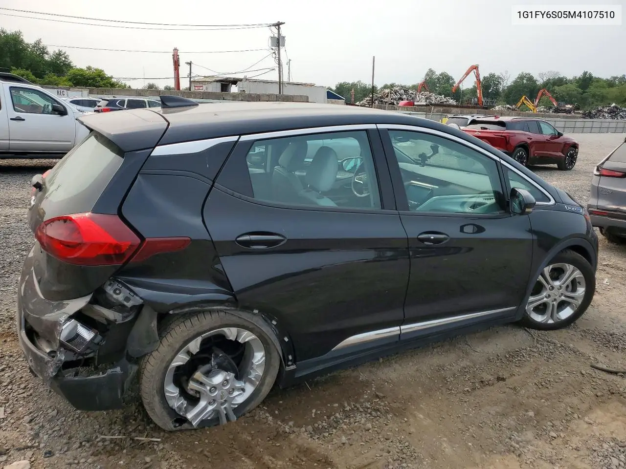 2021 Chevrolet Bolt Ev Lt VIN: 1G1FY6S05M4107510 Lot: 61113906