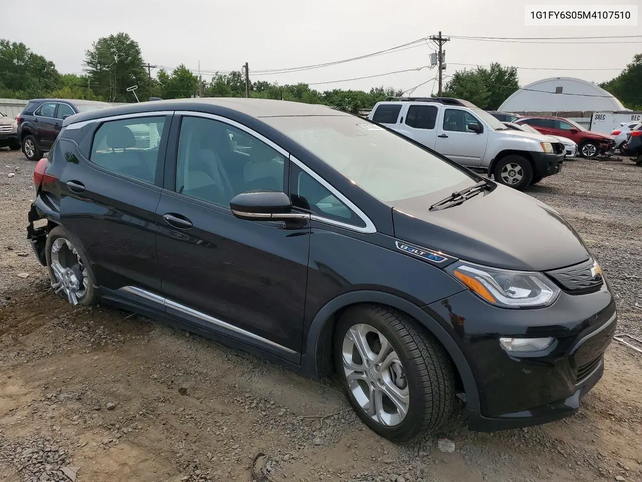 2021 Chevrolet Bolt Ev Lt VIN: 1G1FY6S05M4107510 Lot: 61113906