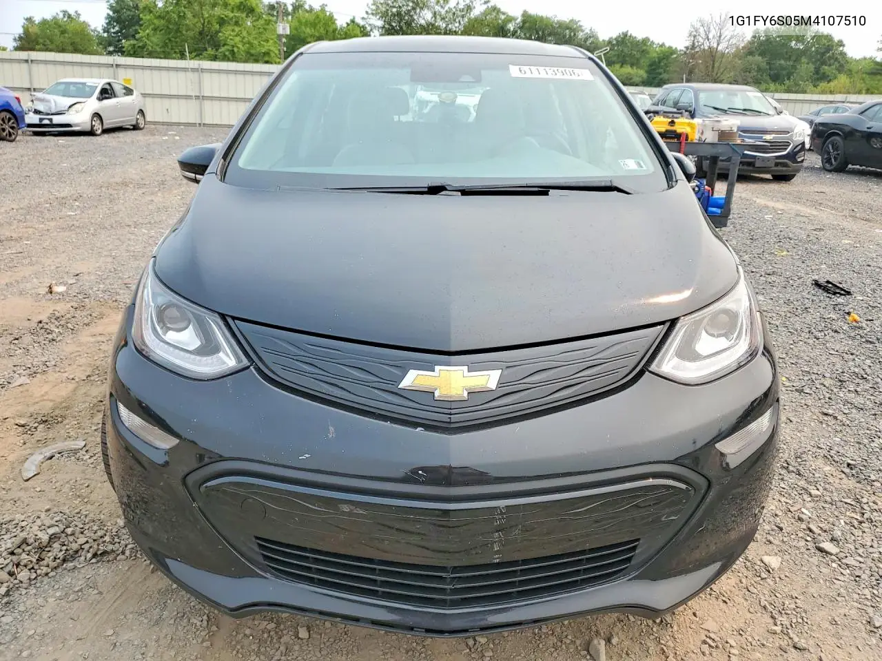2021 Chevrolet Bolt Ev Lt VIN: 1G1FY6S05M4107510 Lot: 61113906