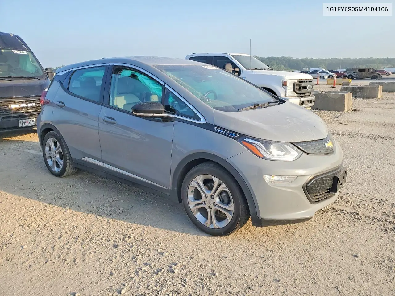 2021 Chevrolet Bolt Ev Lt VIN: 1G1FY6S05M4104106 Lot: 61181376