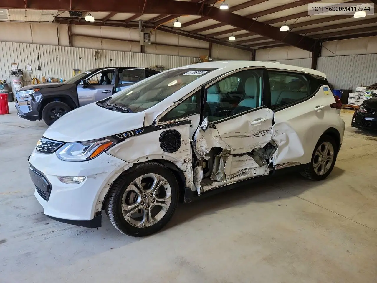 2021 Chevrolet Bolt Ev Lt VIN: 1G1FY6S00M4112744 Lot: 61298706