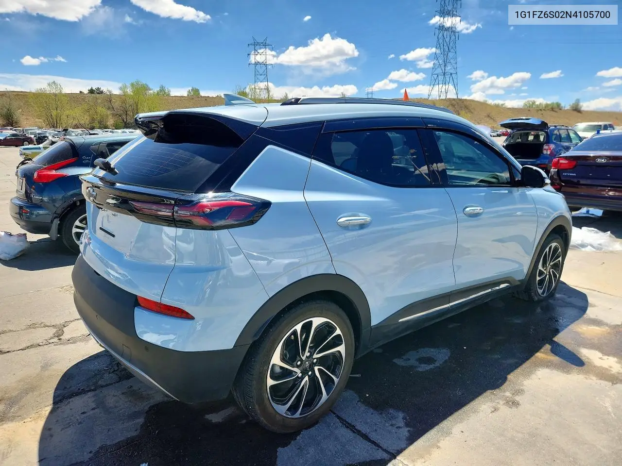 2022 Chevrolet Bolt Euv Premier VIN: 1G1FZ6S02N4105700 Lot: 50106986