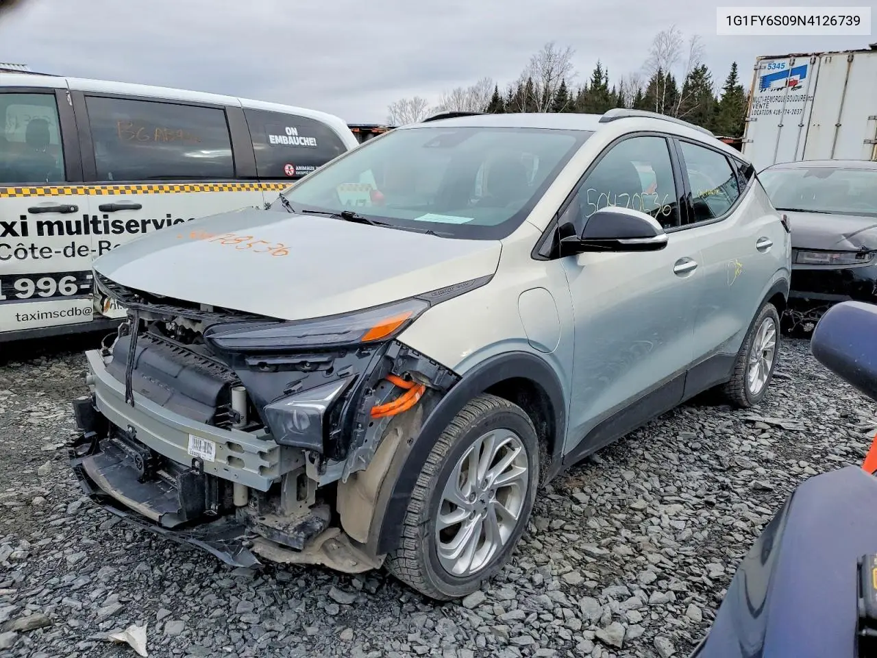 2022 Chevrolet Bolt Euv Lt VIN: 1G1FY6S09N4126739 Lot: 50478536