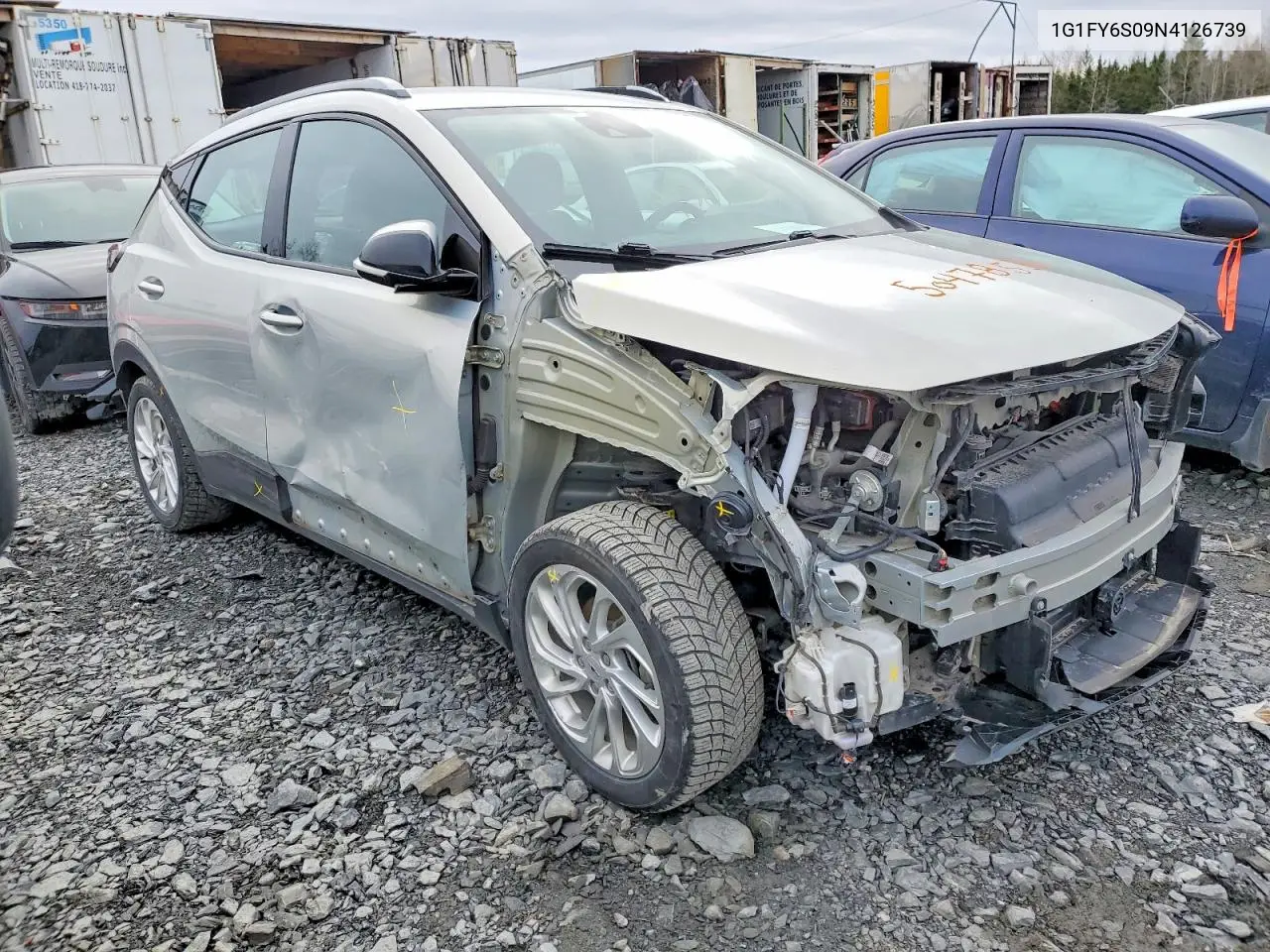 2022 Chevrolet Bolt Euv Lt VIN: 1G1FY6S09N4126739 Lot: 50478536