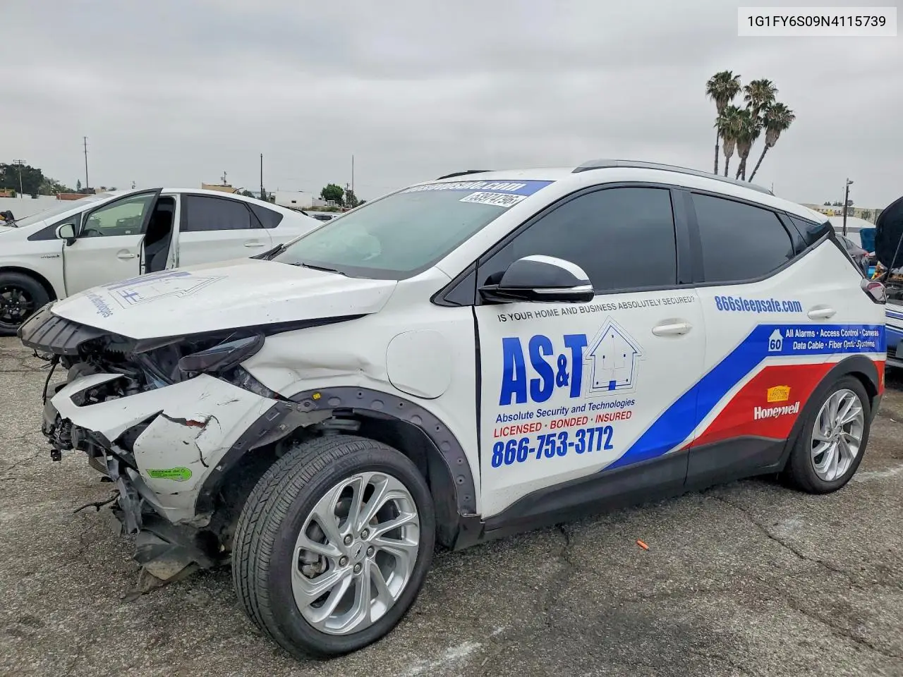 2022 Chevrolet Bolt Euv Lt VIN: 1G1FY6S09N4115739 Lot: 53974796