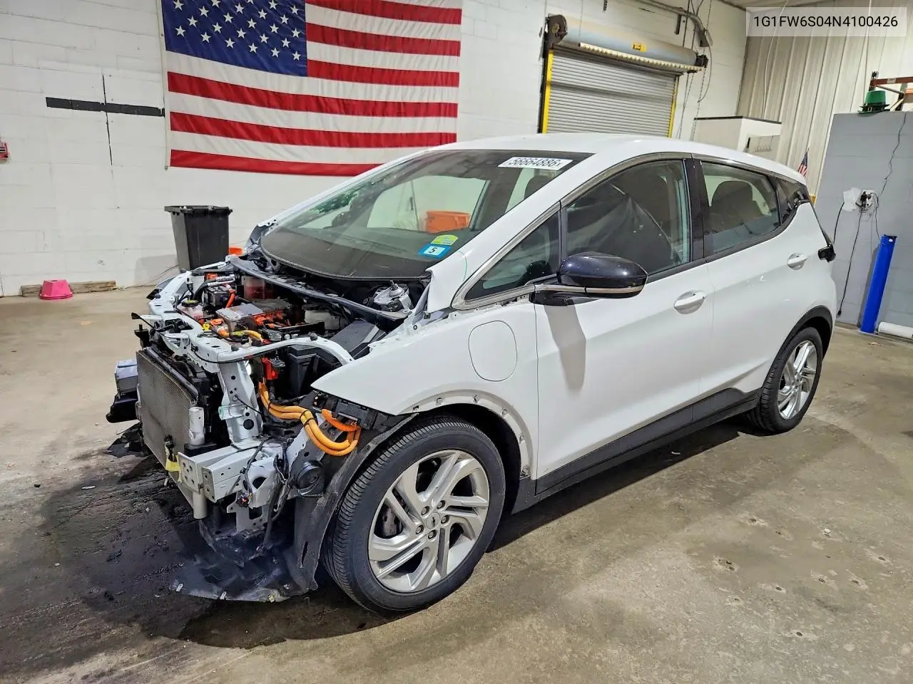 2022 Chevrolet Bolt Ev 1Lt VIN: 1G1FW6S04N4100426 Lot: 56664886