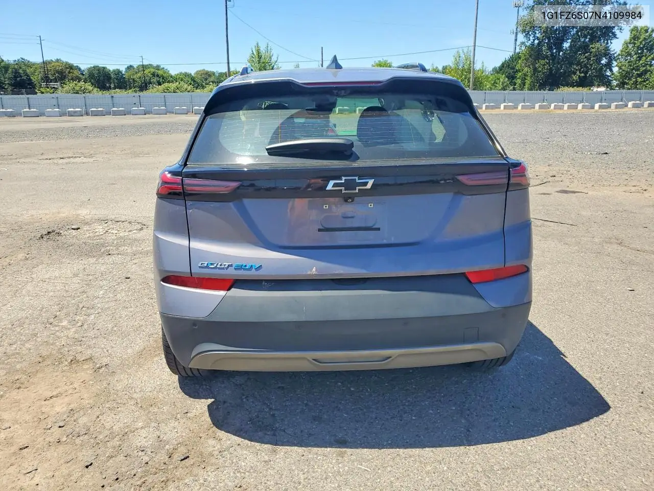 2022 Chevrolet Bolt Euv Premier VIN: 1G1FZ6S07N4109984 Lot: 57028236