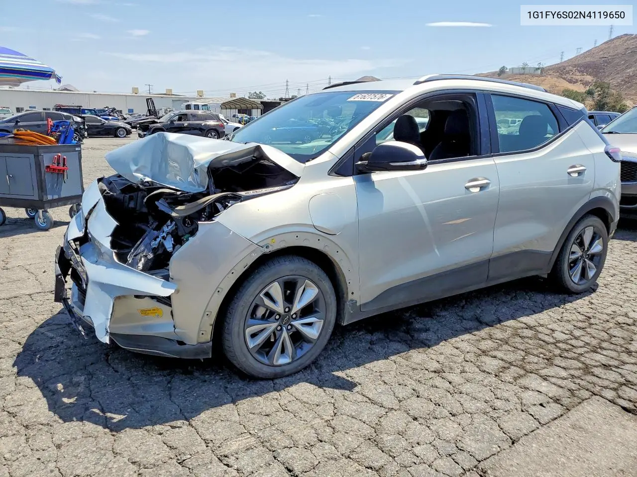 2022 Chevrolet Bolt Euv Lt VIN: 1G1FY6S02N4119650 Lot: 61627576