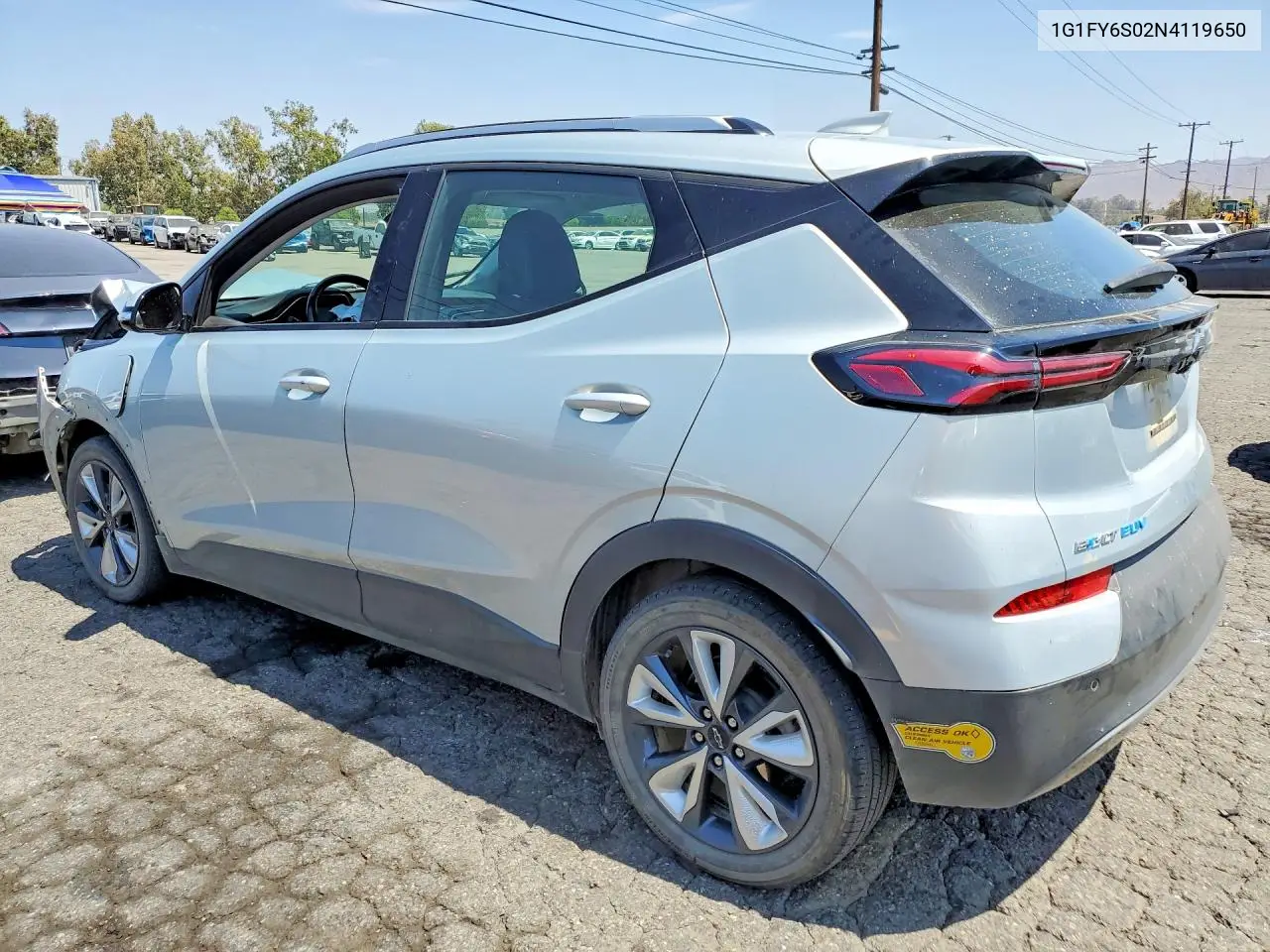 2022 Chevrolet Bolt Euv Lt VIN: 1G1FY6S02N4119650 Lot: 61627576