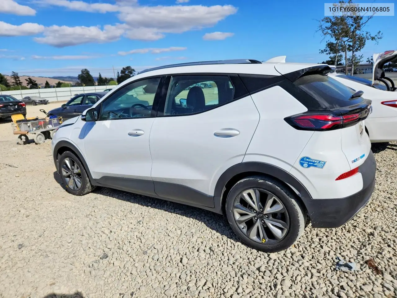 2022 Chevrolet Bolt Euv Lt VIN: 1G1FY6S06N4106805 Lot: 85457995