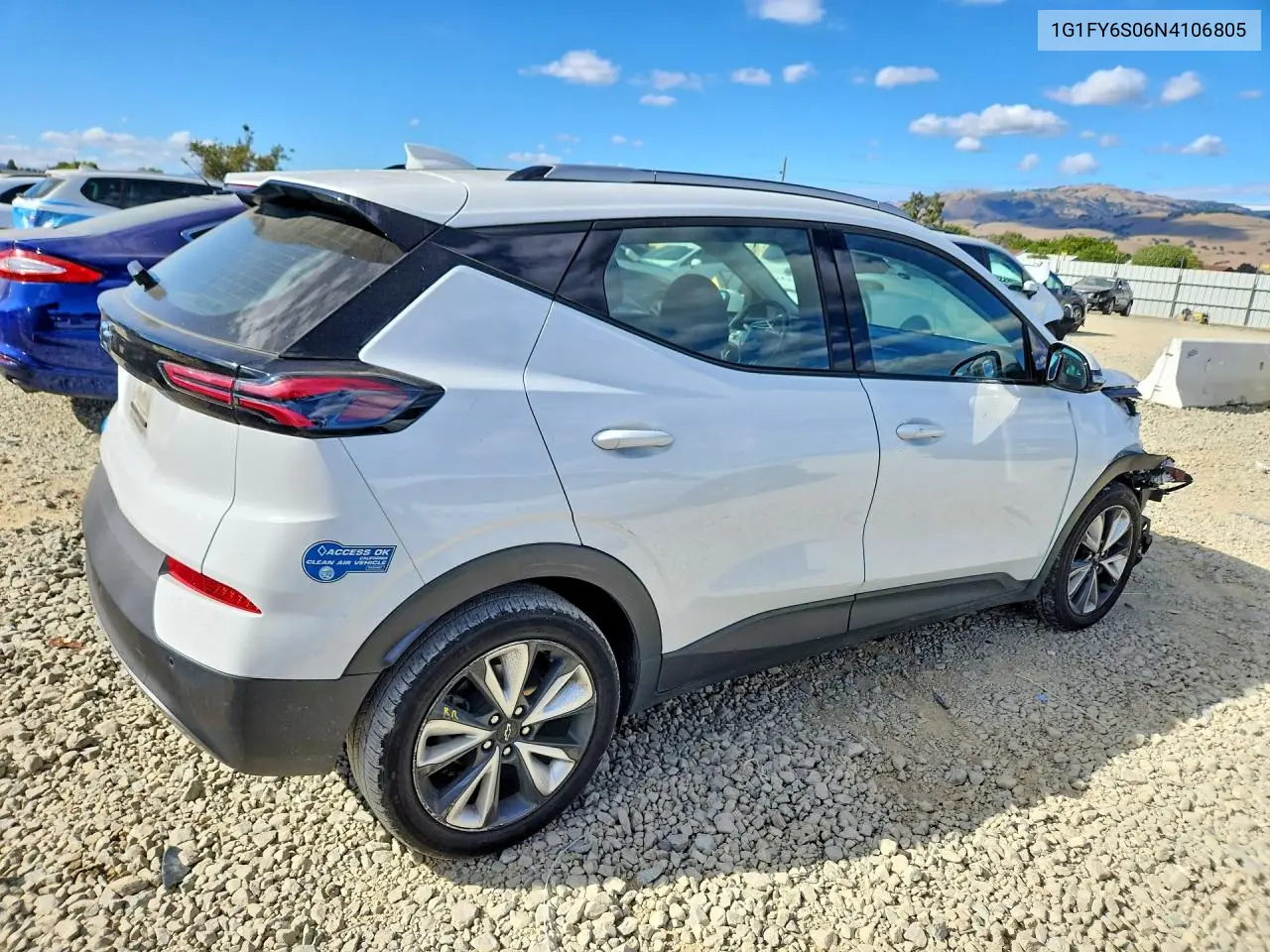 2022 Chevrolet Bolt Euv Lt VIN: 1G1FY6S06N4106805 Lot: 85457995