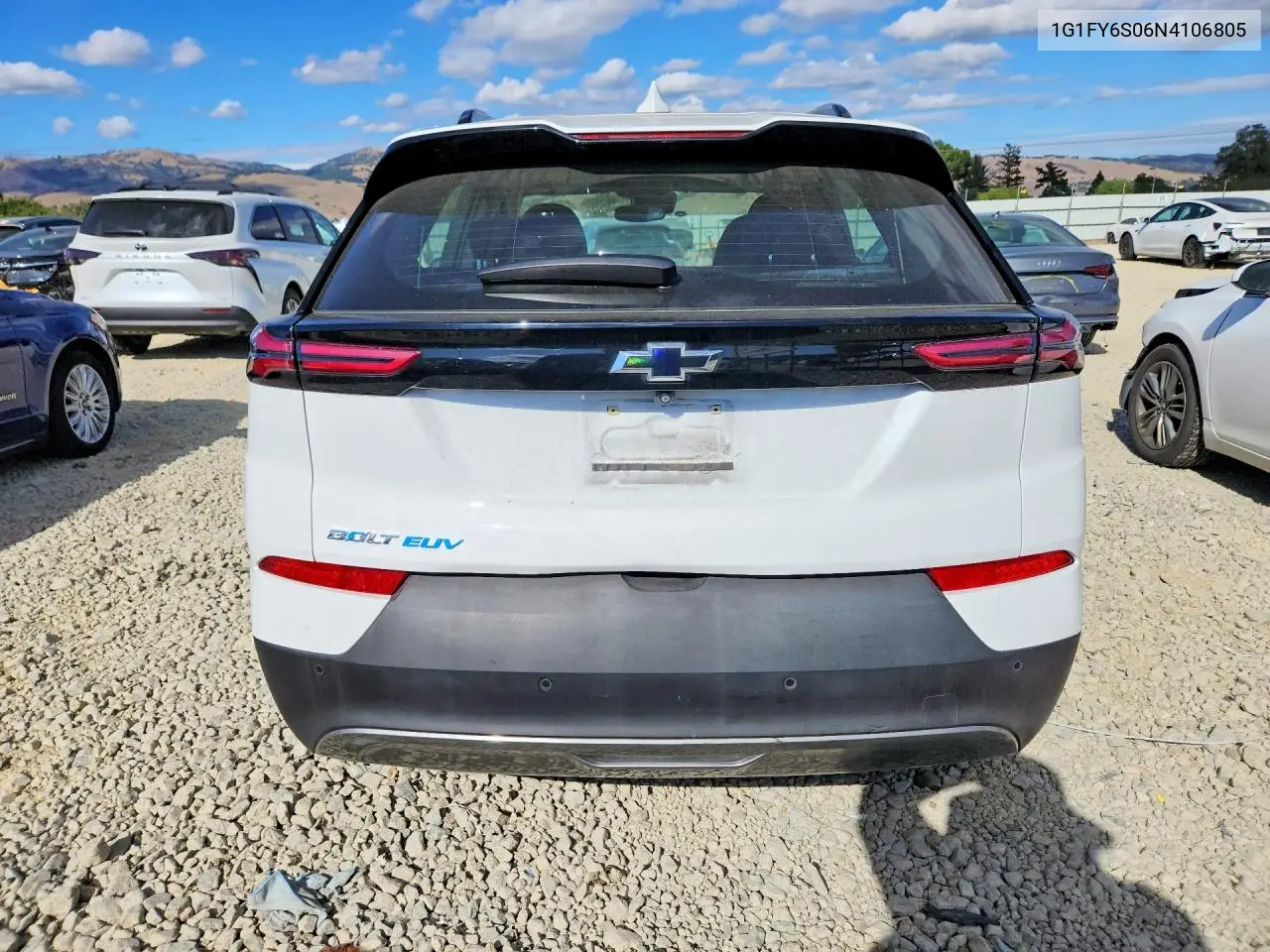 2022 Chevrolet Bolt Euv Lt VIN: 1G1FY6S06N4106805 Lot: 85457995