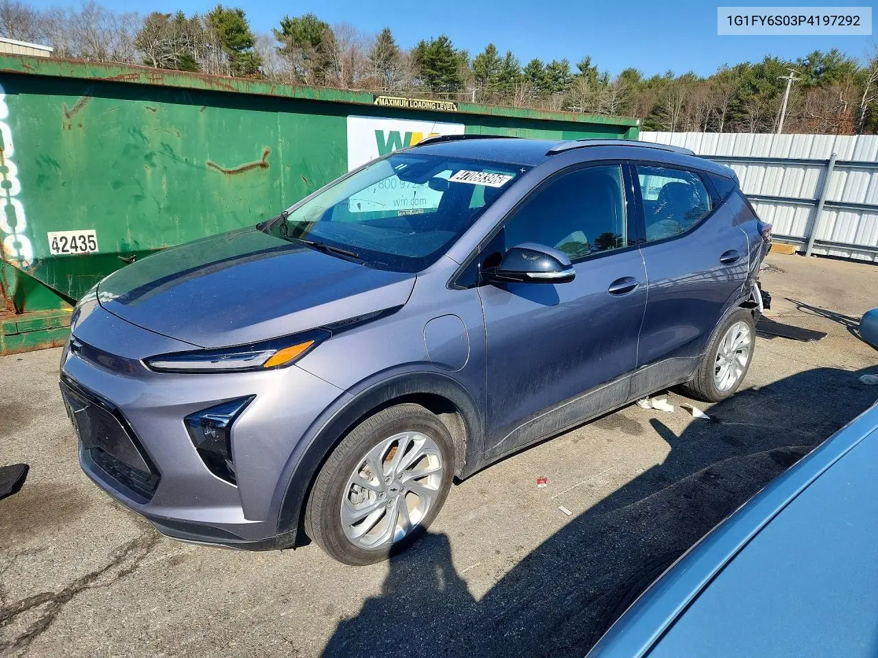 2023 Chevrolet Bolt Euv Lt VIN: 1G1FY6S03P4197292 Lot: 47068396