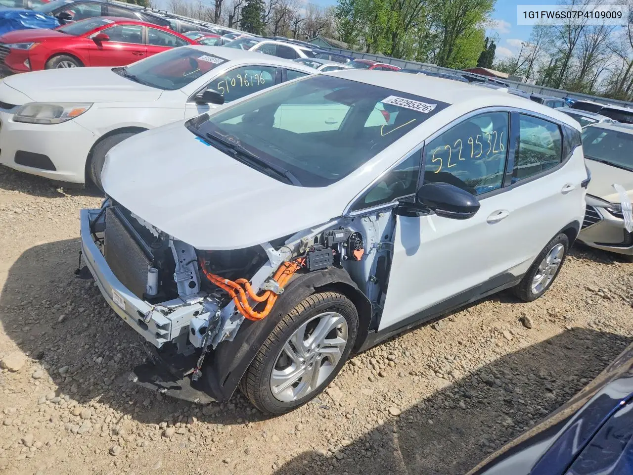 2023 Chevrolet Bolt Ev 1Lt VIN: 1G1FW6S07P4109009 Lot: 52295326