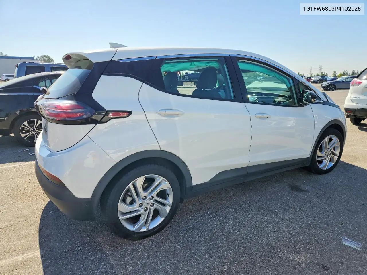2023 Chevrolet Bolt Ev 1Lt VIN: 1G1FW6S03P4102025 Lot: 54101186