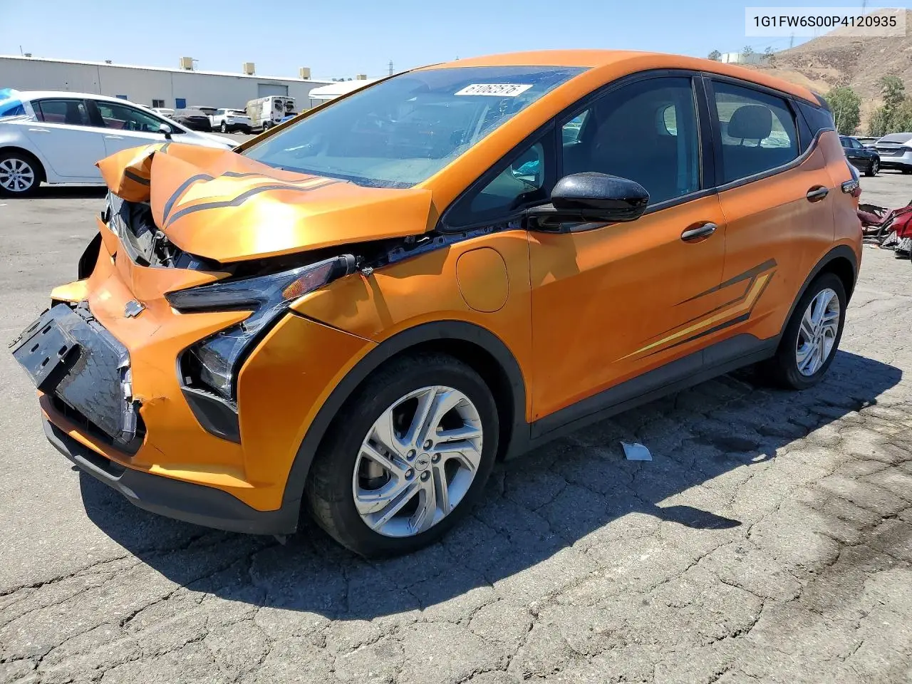 2023 Chevrolet Bolt Ev 1Lt VIN: 1G1FW6S00P4120935 Lot: 61062576