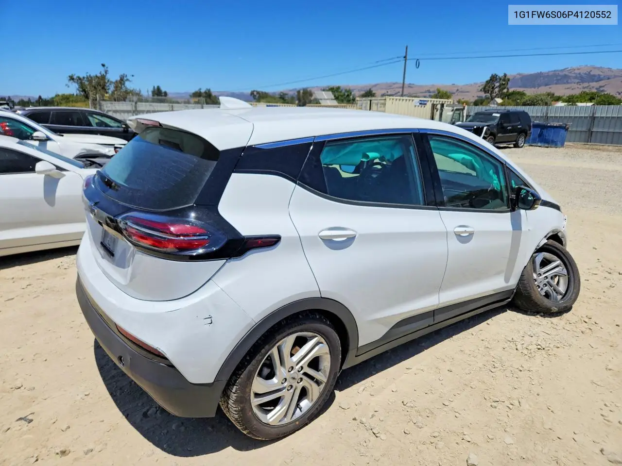 2023 Chevrolet Bolt Ev 1Lt VIN: 1G1FW6S06P4120552 Lot: 61621476