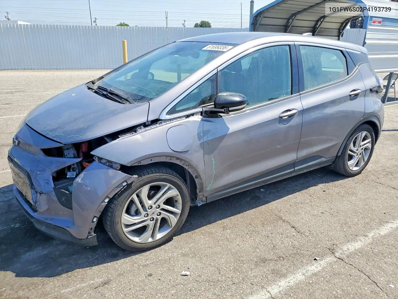 2023 Chevrolet Bolt Ev 1Lt VIN: 1G1FW6S02P4193739 Lot: 61699336