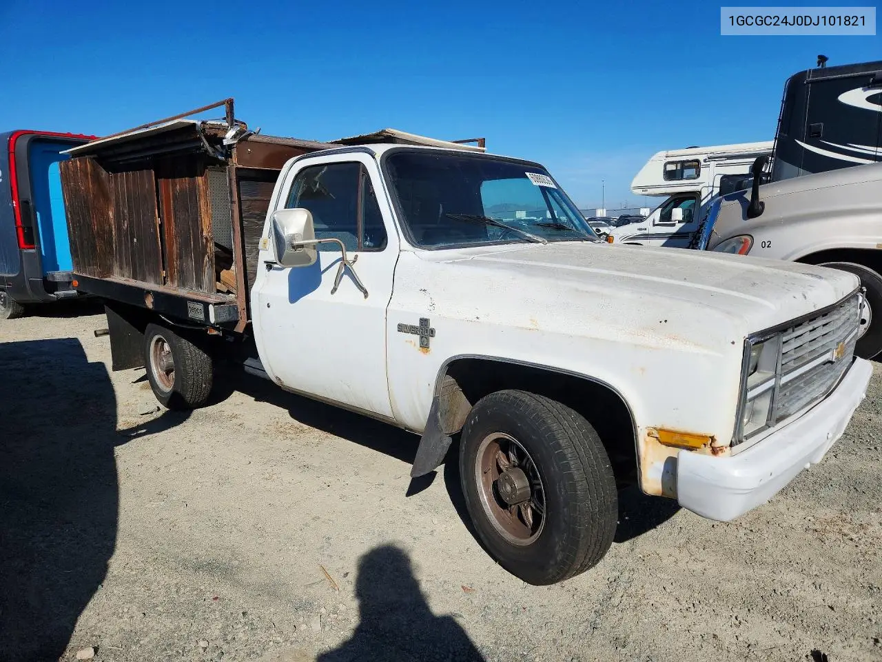 1983 Chevrolet C20 VIN: 1GCGC24J0DJ101821 Lot: 60880636