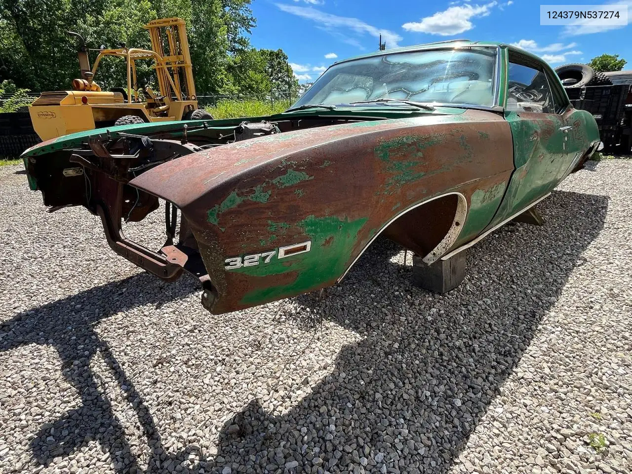 1969 Chevrolet Camaro VIN: 124379N537274 Lot: 57604196
