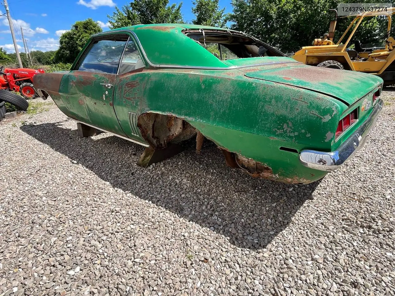 1969 Chevrolet Camaro VIN: 124379N537274 Lot: 57604196