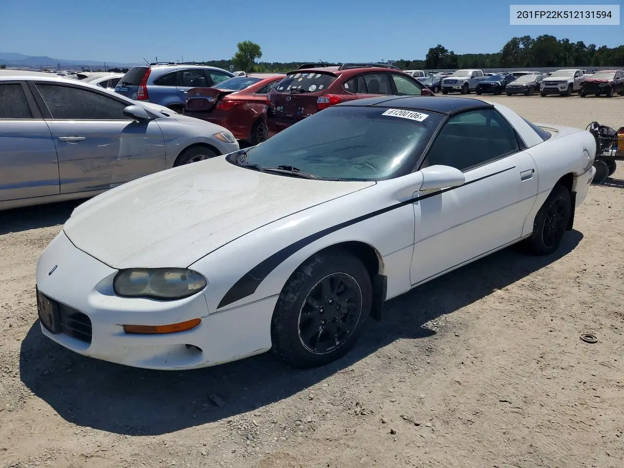 2001 Chevrolet Camaro VIN: 2G1FP22K512131594 Lot: 61200106